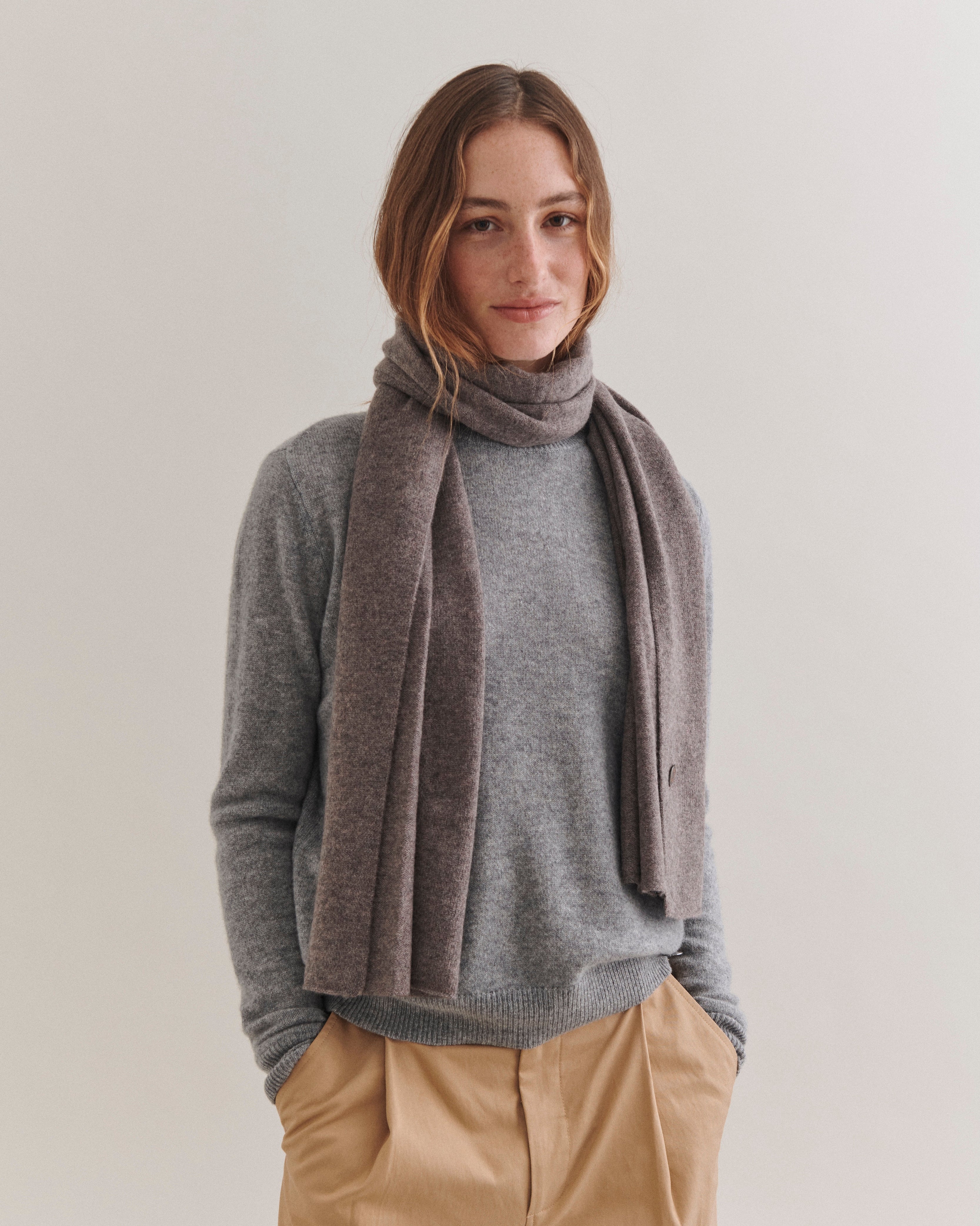 Beta Studios Aja Long Scarf Accessories Cashmere Mole