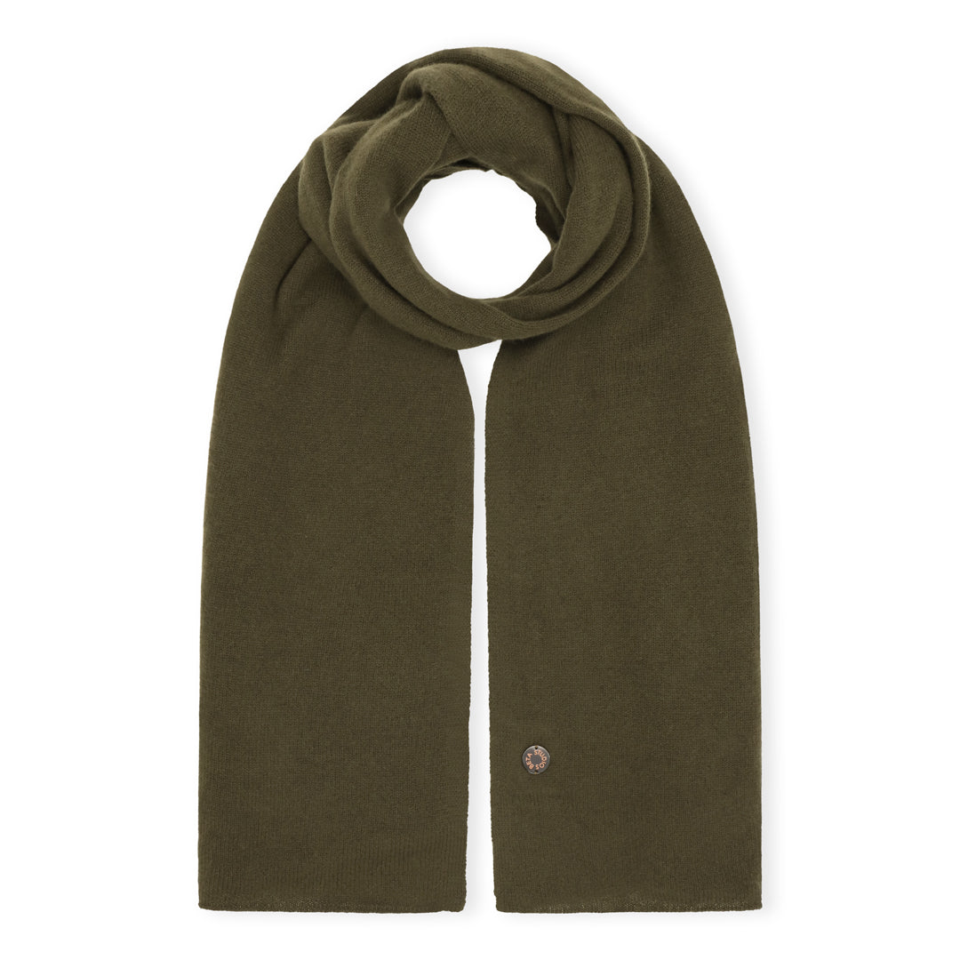 Beta Studios Aja Long Scarf Accessories Cashmere Topiary Green
