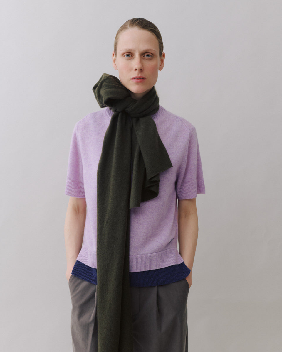 Beta Studios Aja Long Scarf Accessories Cashmere Walnut