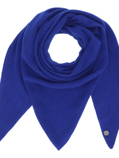 Andrea Triangle Scarf - Azure Blue