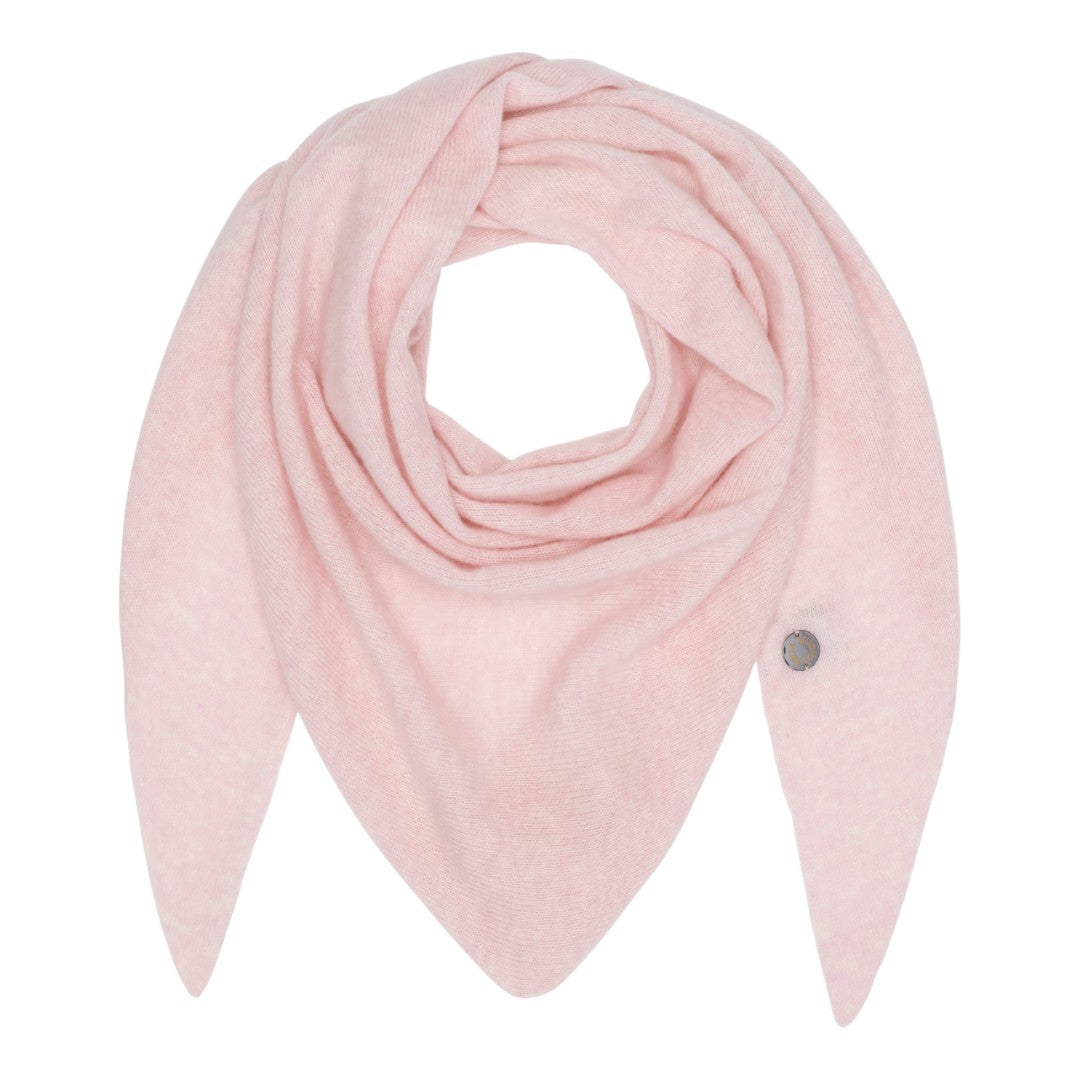 Beta Studios Andrea Triangle Scarf Accessories Cashmere Parfait Pink