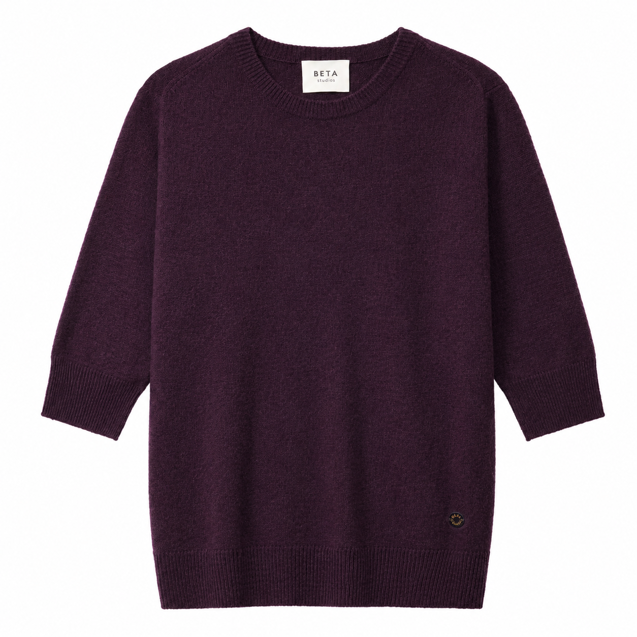 Beta Studios Anna Lady Sleeve Cashmere Tops Ripe fig
