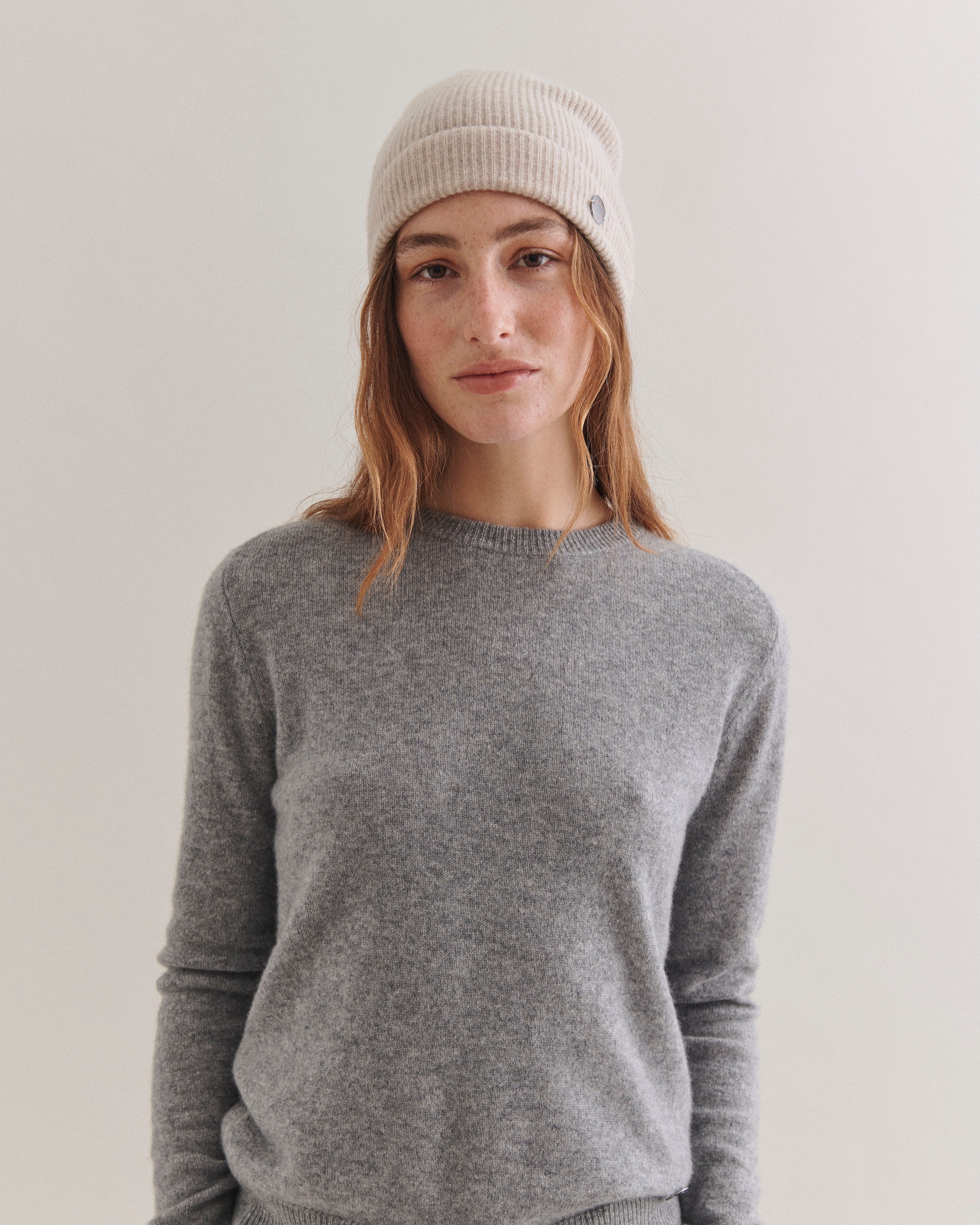 Beta Studios Astrid Beanie Accessories Cashmere Sand Melange