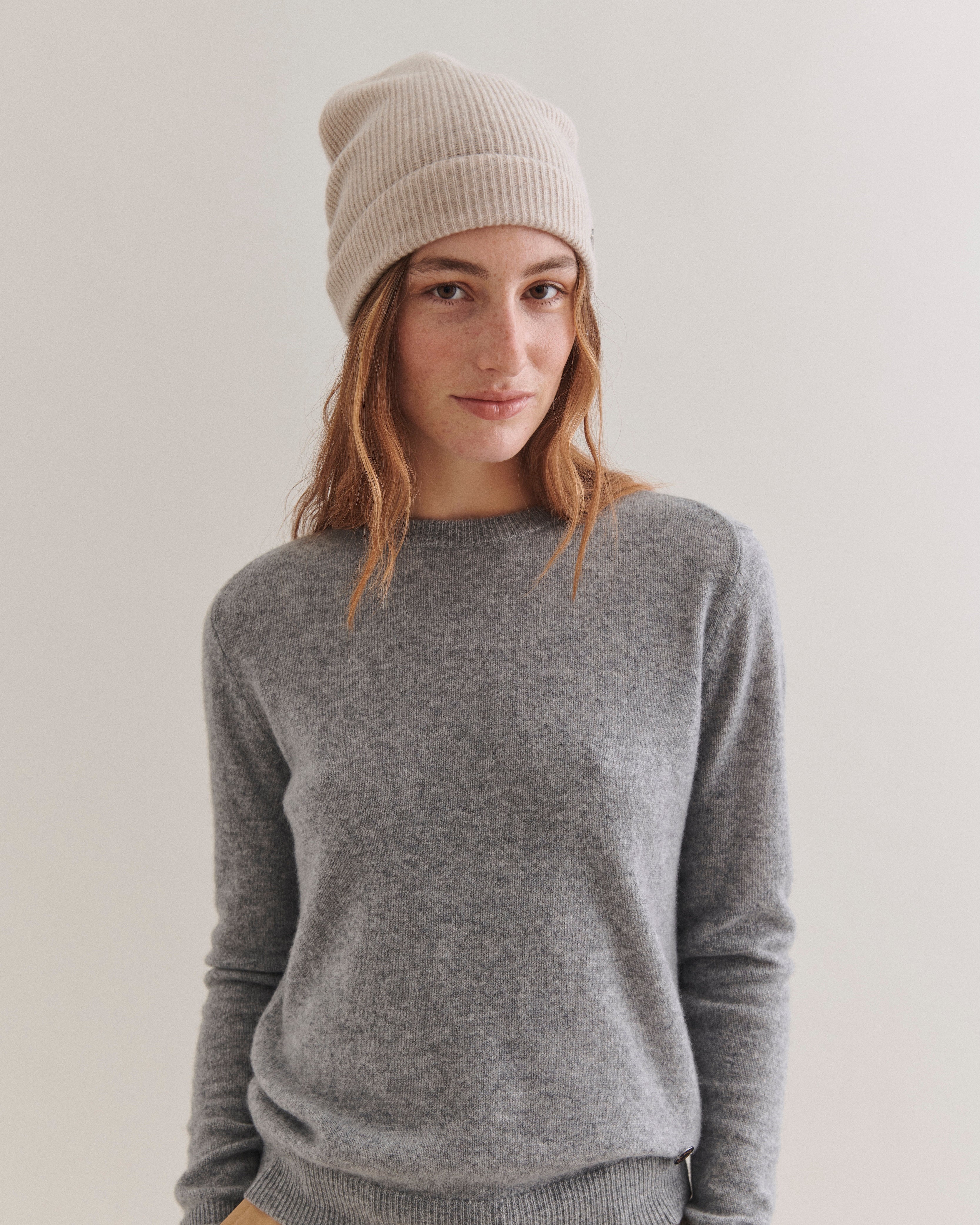 Beta Studios Astrid Beanie Accessories Cashmere Sand Melange