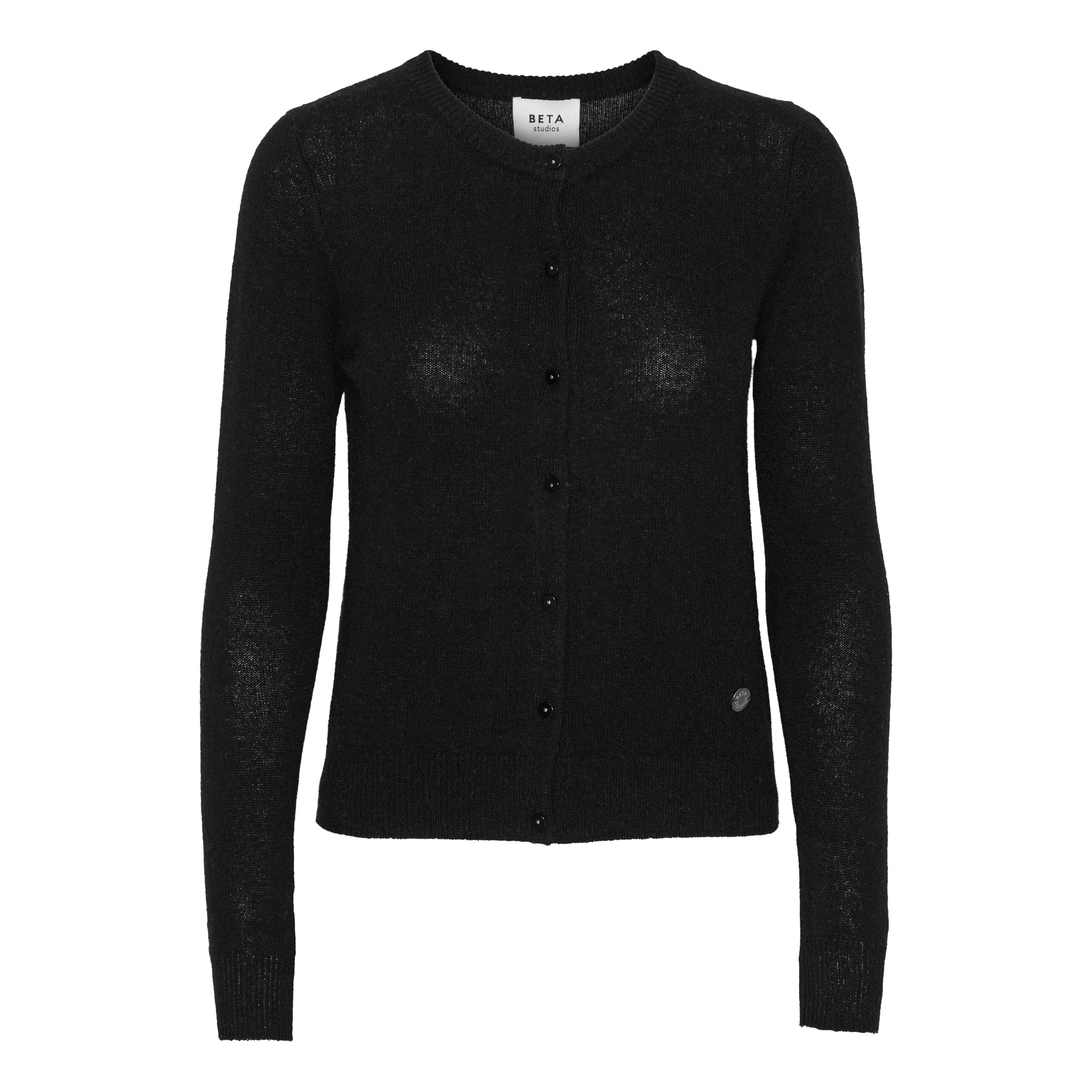 Beta Studios Alice Classic Cardigan Cashmere Tops Black