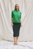Lady Sleeve Cashmere - Emerald Green