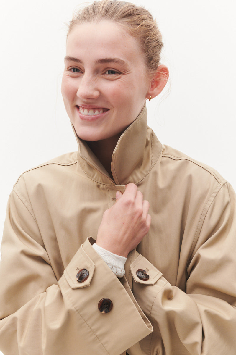 Beta Studios Martine Coat Coat Army Khaki