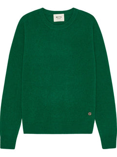 Abbie O-neck Basic - Fir Green