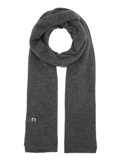 Aja Long Scarf - Dark Grey Melange