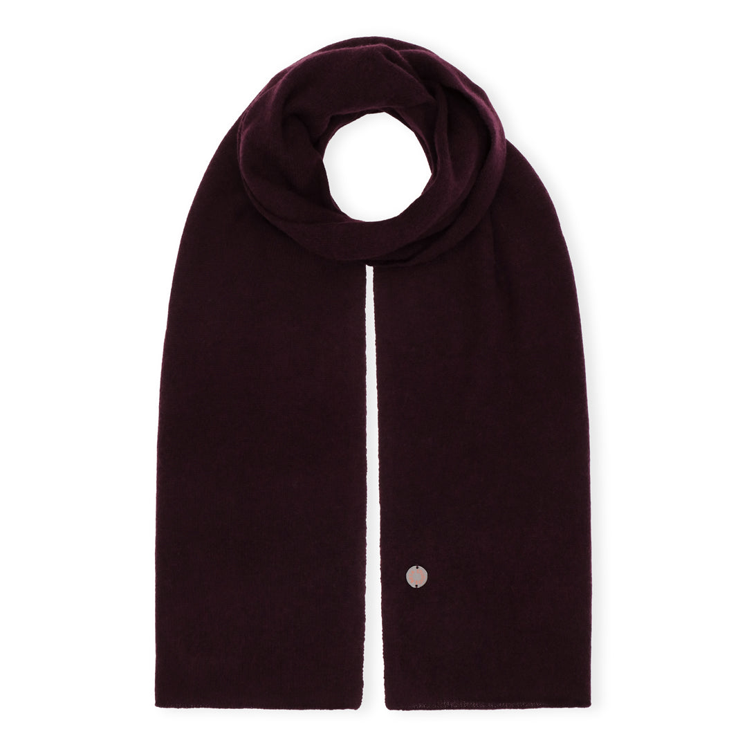 Beta Studios Aja Long Scarf Accessories Cashmere Ripe fig