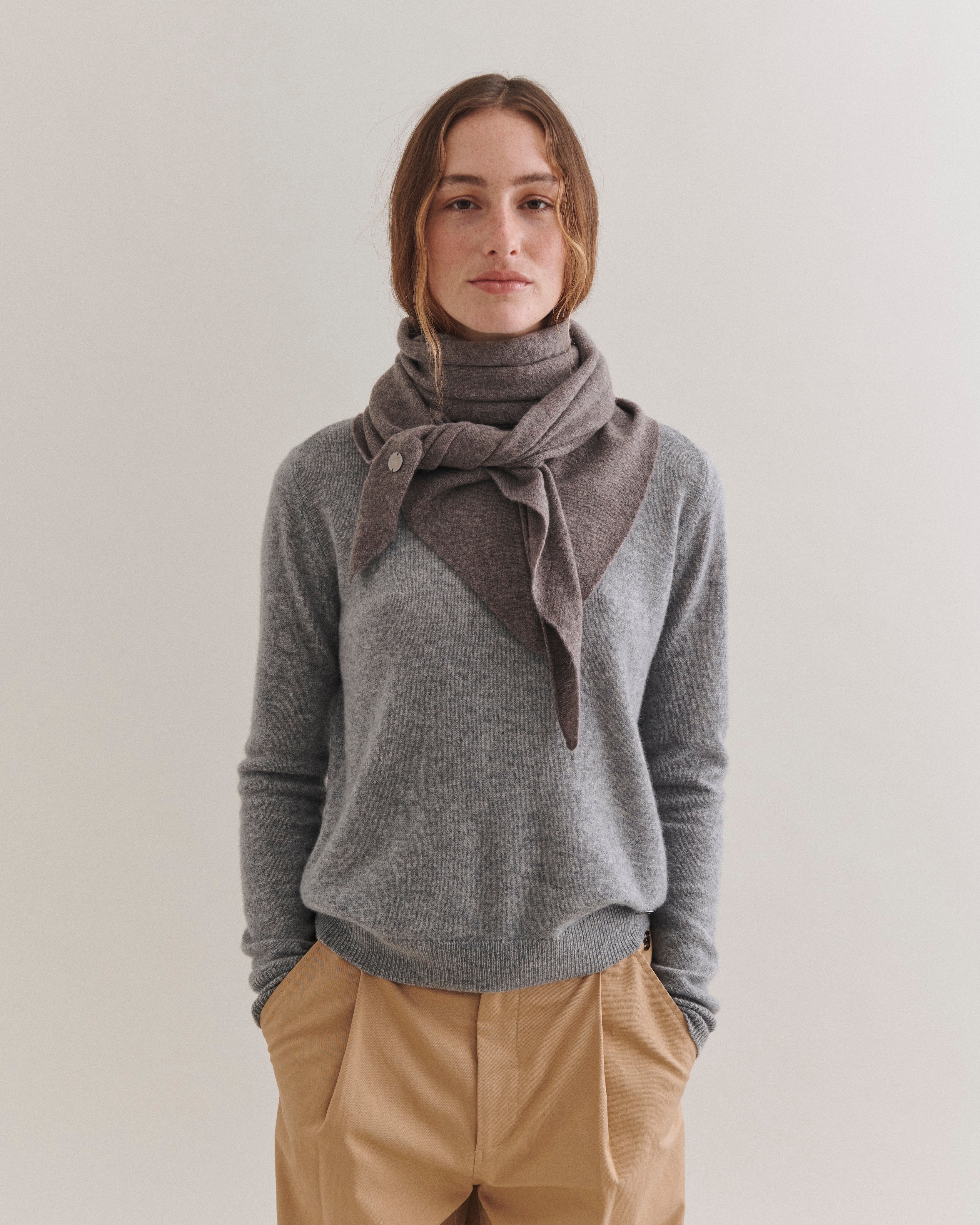 Beta Studios Andrea Triangle Scarf Accessories Cashmere Mole