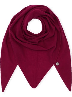 Andrea Triangle Scarf - Pomegranate