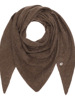 Andrea Triangle Scarf - Walnut