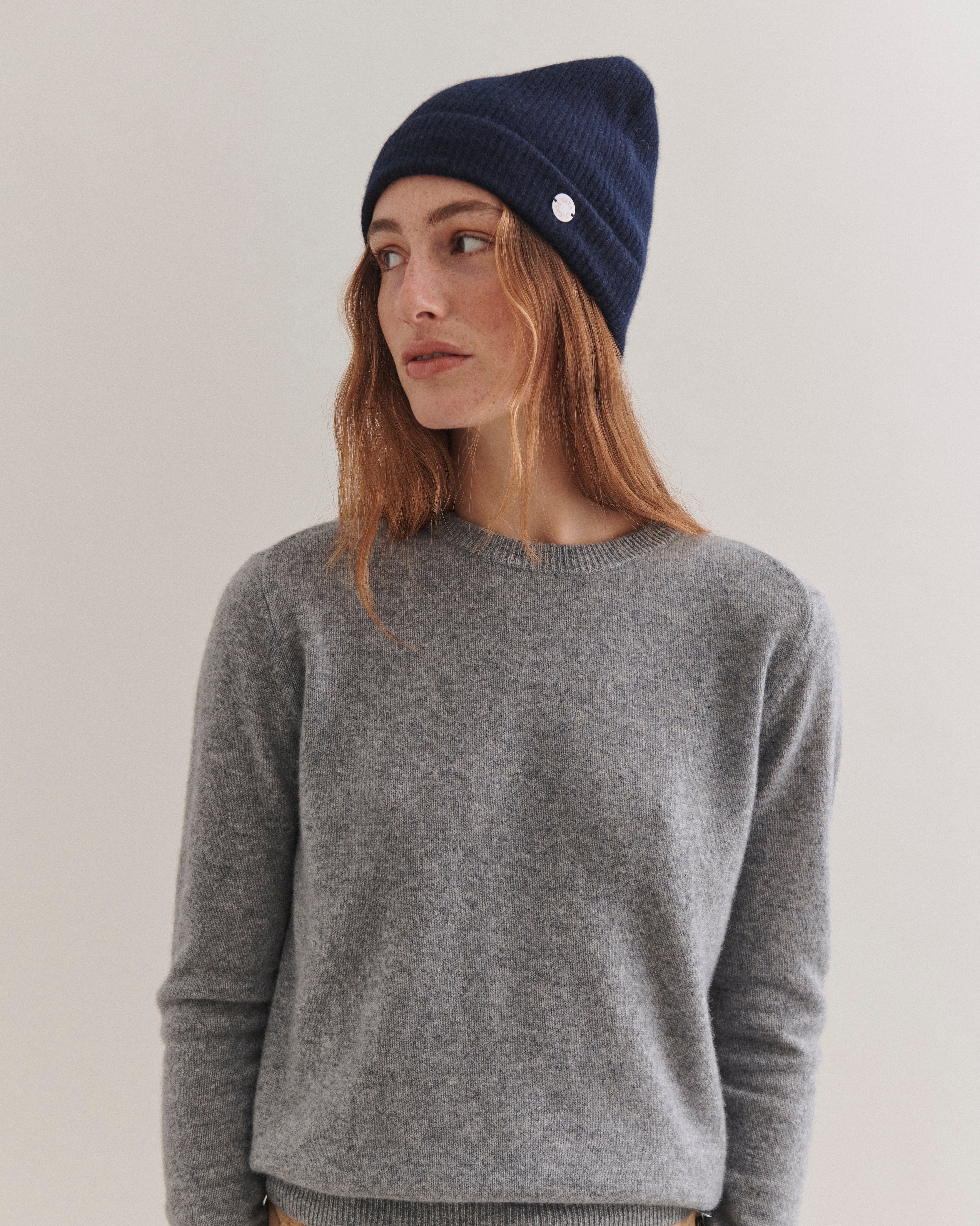 Beta Studios Astrid Beanie Accessories Cashmere Navy