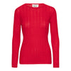 Cala L/S Tee Cashmere/Silk - Red