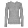 Cala Long Sleeve Tee Cashmere/Silk - Grey Melange