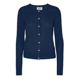 Beta Studios Classic Cardigan Cashmere Cashmere Tops Navy