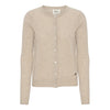 Classic Cardigan Cashmere - Sand Melange