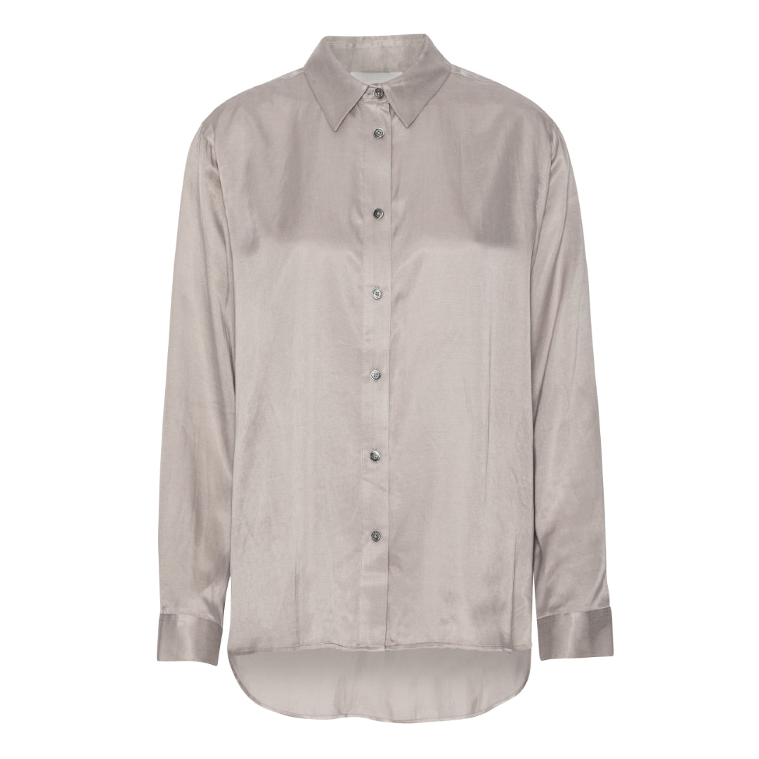 Beta Studios Flora Shirt Shirt Grey Sand