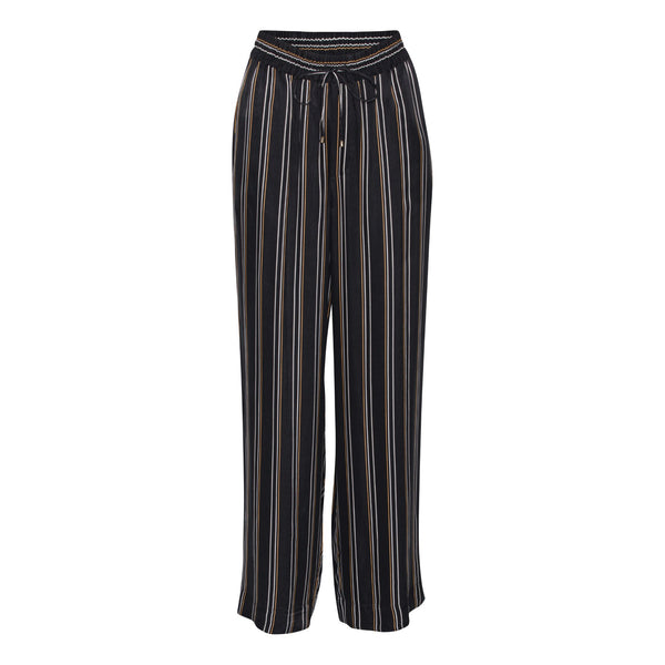 Beta Studios Gemma Pant Pants Black w/camel,grey stripe