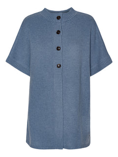 Giselle Cape - Denim Blue