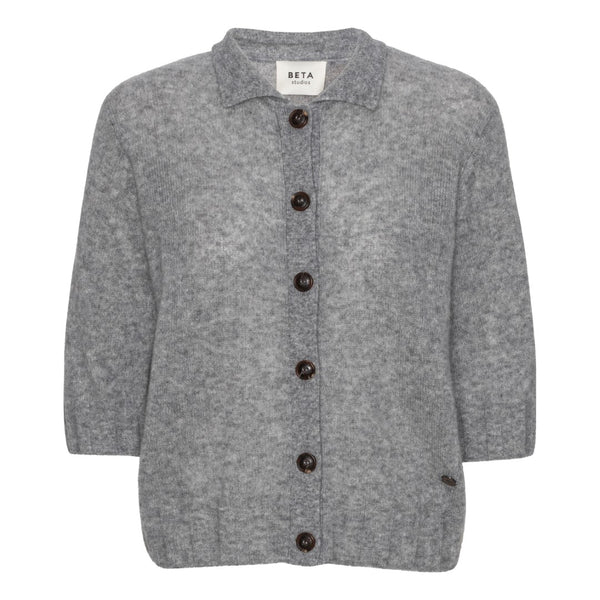 Beta Studios Holly Cardigan Cardigan Grey Melange