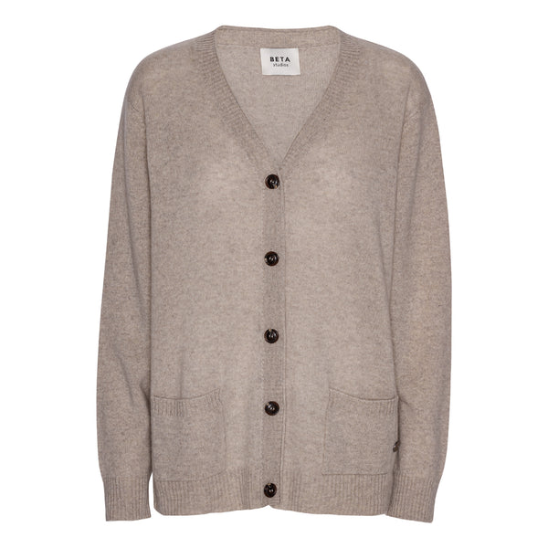 Beta Studios Jasmin Cardigan Cashmere Cardigan Sand Melange