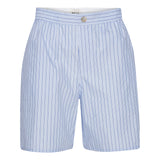 Beta Studios Kanne Striped Shorts Shorts Light Blue Stripes