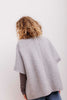 Kristel Short Cape - Light Grey Melange