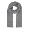 Long Cashmere Scarf - Grey Melange