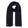 Long Cashmere Scarf - Navy