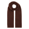 Long Cashmere Scarf - Dark Brown