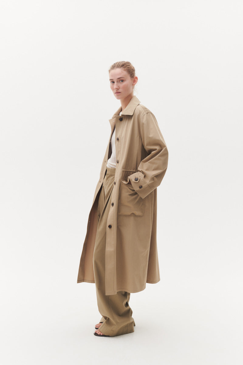 Beta Studios Martine Coat Coat Army Khaki