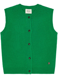 Mercedes Vest - Emerald Green