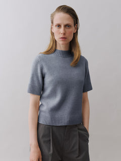 Mie Short Sleeves - Grey Melange