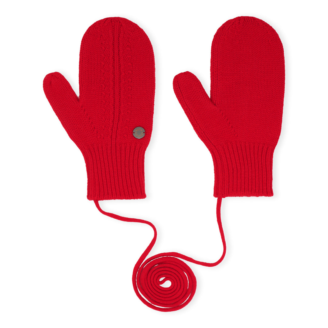 Beta Studios Nasja Mittens Uld/Cashmere accessories Racing Red