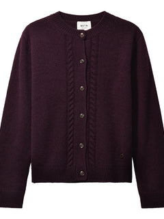 Nille Cardigan - Dark Fig