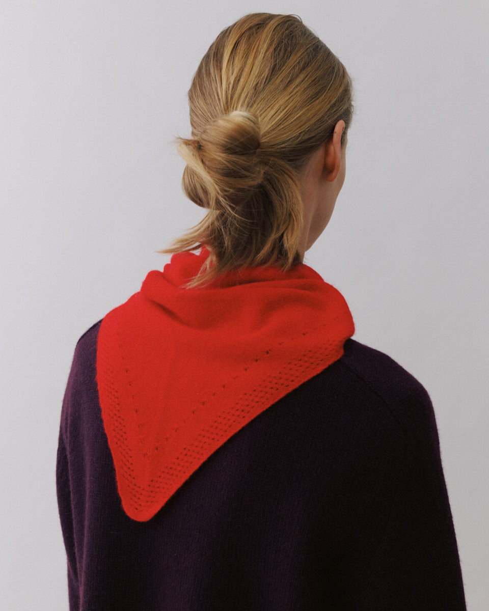 Beta Studios Nilo Medium Triangle Scarf Accessories Cashmere Adrenaline Rush