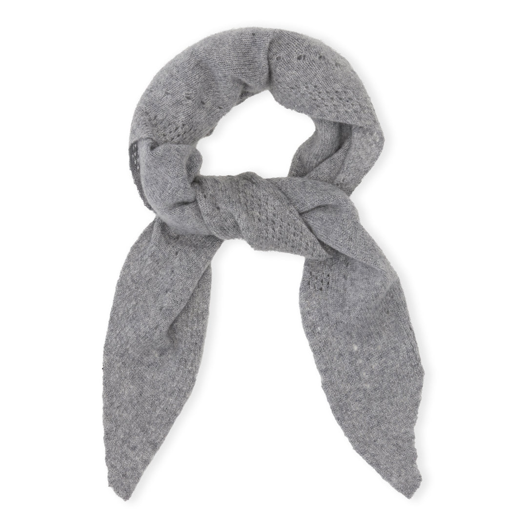 Beta Studios Nilo Medium Triangle Scarf Accessories Cashmere Grey Melange