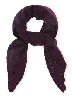 Nilo Medium Triangle Scarf - Ripe fig