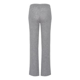 Beta Studios Pant Straight Fit Cashmere Cashmere Pants Grey Melange