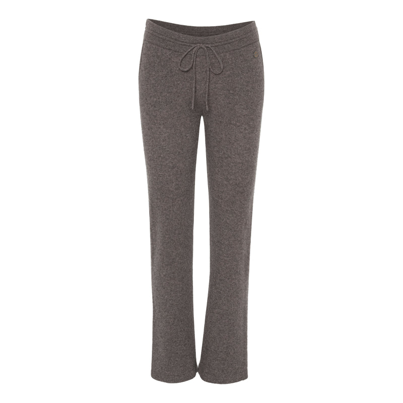 Beta Studios Pant Straight Fit Cashmere Cashmere Pants Mole