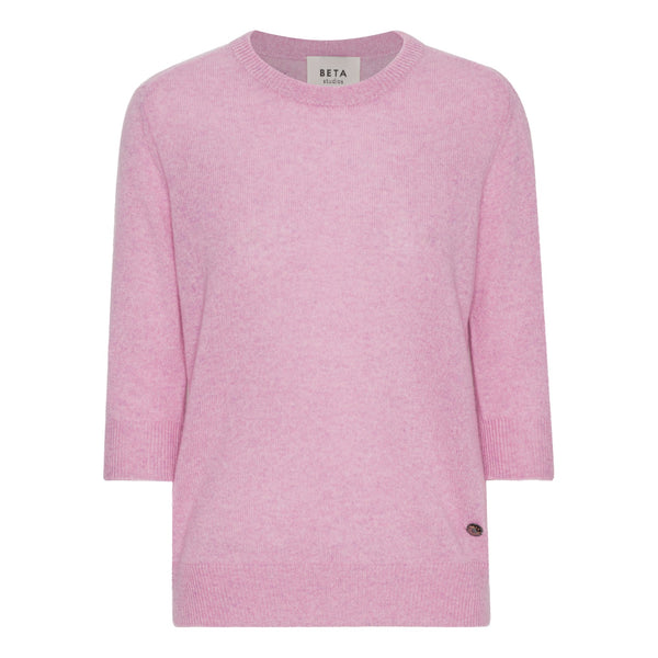 Beta Studios Lady Sleeve Cashmere Cashmere Tops Blossom Pink