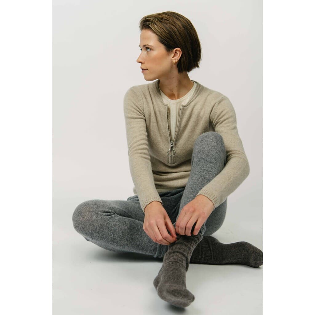 Beta Studios Sock Solid Accessories Cashmere Black
