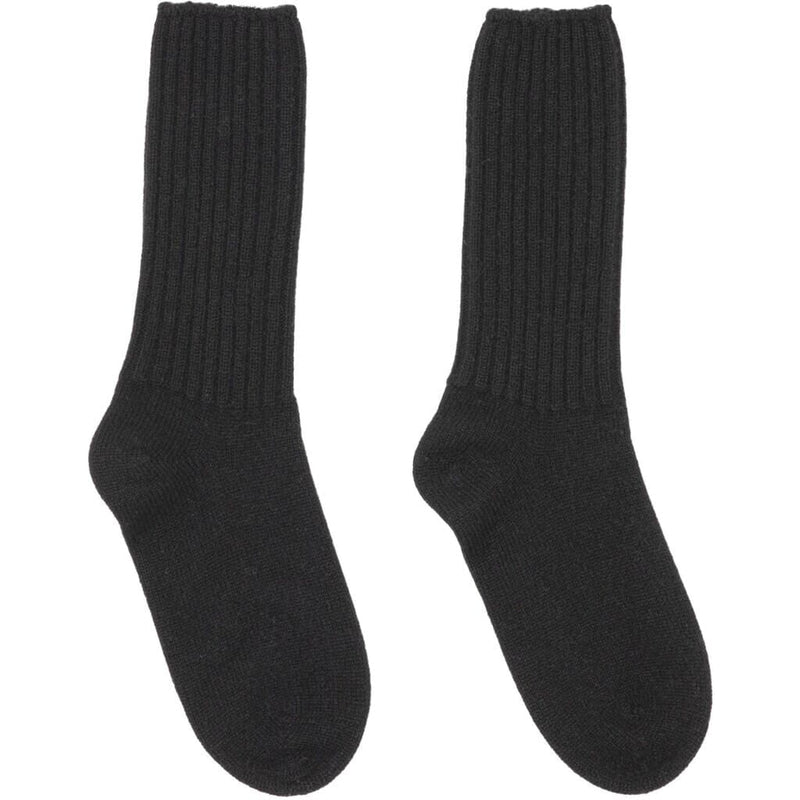 Beta Studios Sock Solid Accessories Cashmere Black
